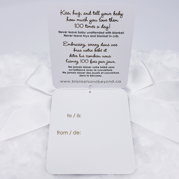 Reversible Baby Blanket Luxurious Soft Mink Plush - Picture 7 of 8